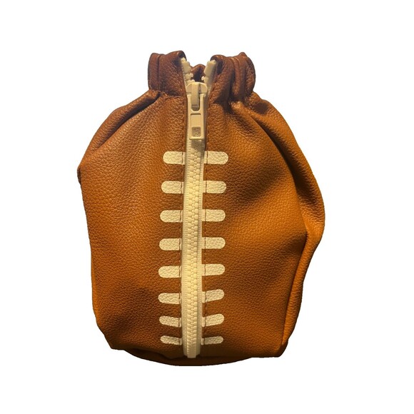 Crown Royal Dallas Cowboys Limited Edition Football Drawstring Bag Faux Leather - Picture 2 of 3